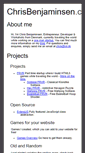 Mobile Screenshot of chrisbenjaminsen.com